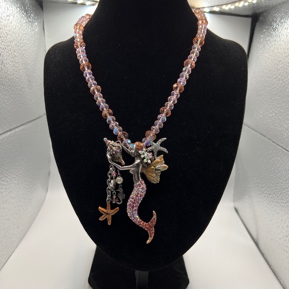 Kirks Folly Mermaid Pin/Enhancer and Necklace - Picture 5 of 11